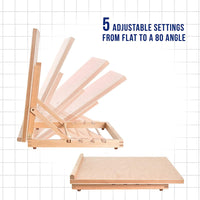 US Art tabla de madera ajustable para dibujo artístico y esbozos. - Arteztik