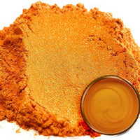 Eye Candy Mica Pigmento en polvo "Shibuya Orange" (1.76 oz) multiusos DIY Artes y Artesanías Aditivo | carpintería, epoxi, resina, bombas de baño naturales, pintura, jabón, esmalte de uñas, bálsamo labial (Shibuya Orange, 50 G) - Arteztik