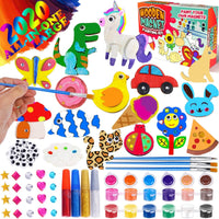 GoodyKing suministros para manualidades y artes para niños – Kit de pintura de creatividad para decorar tu propio imán de madera para niños de 3 4 5 6 años de edad, bricolaje, regalo de cumpleaños, actividad familiar, proyecto de cumpleaños, regalo de cum - Arteztik
