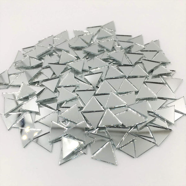 Espejo de mosaico de 0.472 in con forma triangular, 120 piezas - Arteztik