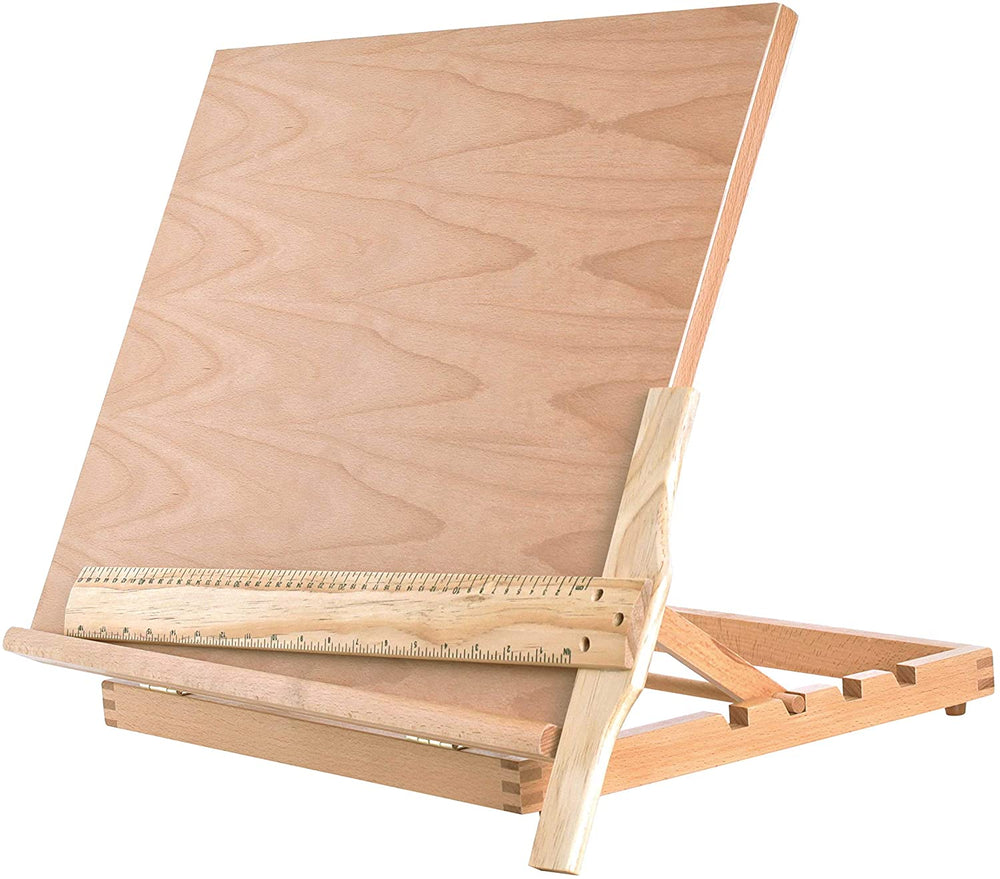 US Art tabla de madera ajustable para dibujo artístico y esbozos. - Arteztik