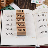 Dizdkizd 19 piezas de sellos de goma de madera, plantas y flores, decoración de madera montada sellos de goma para manualidades, tarjetas y álbumes de recortes - Arteztik
