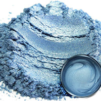 Pigmento en polvo de mica "Angel Blue" (1.76 oz o 50 gr) multiusos para manualidades y manualidades, aditivo | carpintería, epoxi, resina, bombas de baño naturales, pintura, jabón, esmalte de uñas, bálsamo de labios - Arteztik