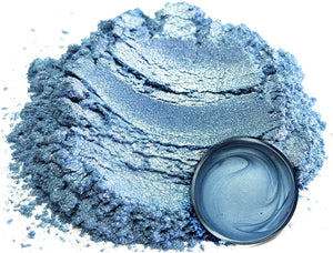 Pigmento en polvo de mica "Angel Blue" (1.76 oz o 50 gr) multiusos para manualidades y manualidades, aditivo | carpintería, epoxi, resina, bombas de baño naturales, pintura, jabón, esmalte de uñas, bálsamo de labios - Arteztik
