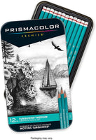 Prismacolor 24192 Premier - Lápices de dibujo (grafito de color turquesa, 12 unidades) - Arteztik
