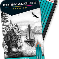 Prismacolor 24192 Premier - Lápices de dibujo (grafito de color turquesa, 12 unidades) - Arteztik
