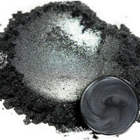 Pigmento en polvo de Mica Tanto Grey (1.76 oz), multiusos, para manualidades, artes y manualidades, carpintería, epoxi, resina, bombas de baño naturales, pintura, jabón, esmalte de uñas, bálsamo de labios (gris oscuro, 1.76 oz). - Arteztik