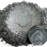 Pigmento en polvo de Mica Tanto Grey (1.76 oz), multiusos, para manualidades, artes y manualidades, carpintería, epoxi, resina, bombas de baño naturales, pintura, jabón, esmalte de uñas, bálsamo de labios (gris oscuro, 1.76 oz). - Arteztik