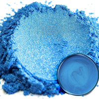 Pigmento en polvo de mica "Angel Blue" (1.76 oz o 50 gr) multiusos para manualidades y manualidades, aditivo | carpintería, epoxi, resina, bombas de baño naturales, pintura, jabón, esmalte de uñas, bálsamo de labios - Arteztik