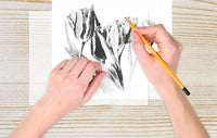 Bellofy - Bloc de papel de rastreo de 100 hojas - Papel translúcido para lápices, marcador y tinta - Trace Images, bocetos, dibujo preliminar, superposiciones - 9 x 12 pulgadas, 25 lb/1.41 oz/m² - Arteztik
