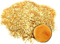 Pigmento en polvo de Mica Eye Candy "Taba Gold" (1.76 oz) multiusos para manualidades y manualidades, bombas de baño naturales, pintura, jabón, esmalte de uñas, bálsamo labial (oro rosa, 1.76 oz) - Arteztik
