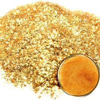 Pigmento en polvo de Mica Eye Candy "Taba Gold" (1.76 oz) multiusos para manualidades y manualidades, bombas de baño naturales, pintura, jabón, esmalte de uñas, bálsamo labial (oro rosa, 1.76 oz) - Arteztik