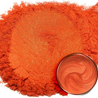 Eye Candy Mica Pigmento en polvo "Shibuya Orange" (1.76 oz) multiusos DIY Artes y Artesanías Aditivo | carpintería, epoxi, resina, bombas de baño naturales, pintura, jabón, esmalte de uñas, bálsamo labial (Shibuya Orange, 50 G) - Arteztik