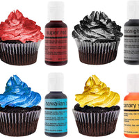 Master Airbrush Cake Decorating Airbrushing System Kit with a Set of 12 Chefmaster Food Colors, Gravity Feed Dual-Action Airbrush, Air Compressor, Wilton Stencils and How-to-Airbrush ARC Link Card - Arteztik