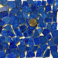 Mosaico Arte y Artesanía Suministros HP Pintado a Mano Reciclado Roto Plato Azulejos Agua Verde HP53 - Arteztik