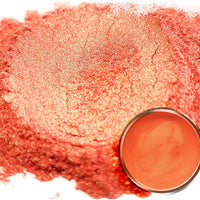 Eye Candy Mica Pigmento en polvo "Shibuya Orange" (1.76 oz) multiusos DIY Artes y Artesanías Aditivo | carpintería, epoxi, resina, bombas de baño naturales, pintura, jabón, esmalte de uñas, bálsamo labial (Shibuya Orange, 50 G) - Arteztik
