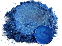 Pigmento en polvo de mica "Angel Blue" (1.76 oz o 50 gr) multiusos para manualidades y manualidades, aditivo | carpintería, epoxi, resina, bombas de baño naturales, pintura, jabón, esmalte de uñas, bálsamo de labios - Arteztik

