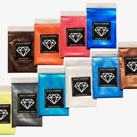 Variety Pack 1 (10 Colors) Mica Powder Pure, 2TONE Series Variety Pigment Packs (Epoxy,Paint,Color,Art) Black Diamond Pigments - Arteztik