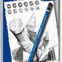 Staedtler Lumograph Grafito 100G6 - Lápices de dibujo y bocetos (6 grados, 100G6) - Arteztik