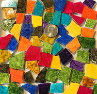 Mosaico Arte y Artesanía Suministros HP Pintado a Mano Reciclado Roto Plato Azulejos Brillante Multicolor Colores Sólidos HP_MA - Arteztik
