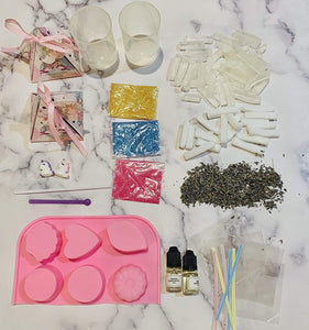 Kit de fabricación de jabón de hongos para bebé - Artes y manualidades para niñas con moldes de silicona y cajas de regalo - Arteztik