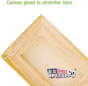 US Art Supply - Mini lienzo de 3.9 x 5.9 in con imprimación profesional (1 paquete de 12 mini lienzos) - Arteztik