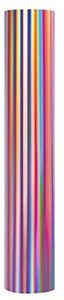 TECKWRAP Vinilo brillante holográfico de arcoíris y oro rosa cromado, 1 pies x 5 pies - Arteztik