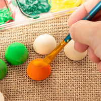 Bolas de madera divididas – Paquete de 100 bolas de media madera sin terminar, mini hemisferio, medias bolas para proyectos de bricolaje, artes infantiles y suministros de manualidades, 1 pulgada de diámetro - Arteztik