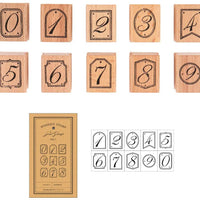 Dizdkizd 19 piezas de sellos de goma de madera, plantas y flores, decoración de madera montada sellos de goma para manualidades, tarjetas y álbumes de recortes - Arteztik