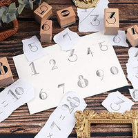Dizdkizd 19 piezas de sellos de goma de madera, plantas y flores, decoración de madera montada sellos de goma para manualidades, tarjetas y álbumes de recortes - Arteztik

