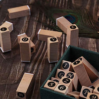 Dizdkizd 19 piezas de sellos de goma de madera, plantas y flores, decoración de madera montada sellos de goma para manualidades, tarjetas y álbumes de recortes - Arteztik
